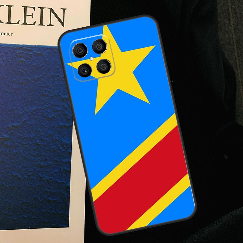Congo Democratic Republic Flag Case For Honor 200 Pro X9b X9a X8b X8a X8 X9 X9c 50 70 90 Lite Honor Magic 7 5 6 Pro Cover