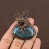Labradorite Handmade Copper Wire Wrap Jewelry Pendant 2.25" P4m12