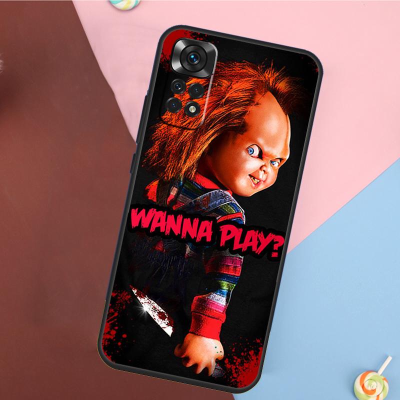 Страшная кукла Чаки Чехол для фильма ужасов для Xiaomi Redmi Note 11 Pro 11S 8 9 12 10 Pro 10S 9S Redmi 9 10 12C 9C 10C Задняя крышка