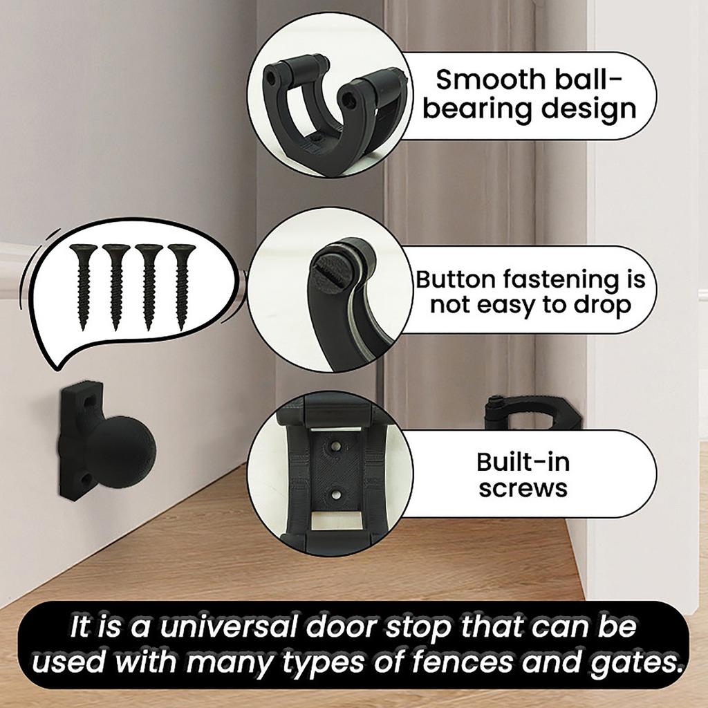 Baby Safety Door Stopper – Rolling Ball Pinch Door Guard For Finger