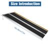 6/7 Feet Portable Wheelchair Ramp with Handle Folding Loading Dock Plates for Home Steps Stairs Entry Doorways