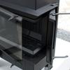 Steel fireplace KRATKI NBC 680/280 left right 7 kW Ø 160