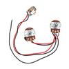 250K 1V1T Jack Комплект wiring harness для бас-гитары Предварительно собранный набор Wiring harness для гитары Запчасти для бас-гитары