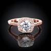 Fashion Rings For Women  Wedding Engagement Jewelry Accessory Cubic Zircon Stone Promise Finger Ring Anillos Femme