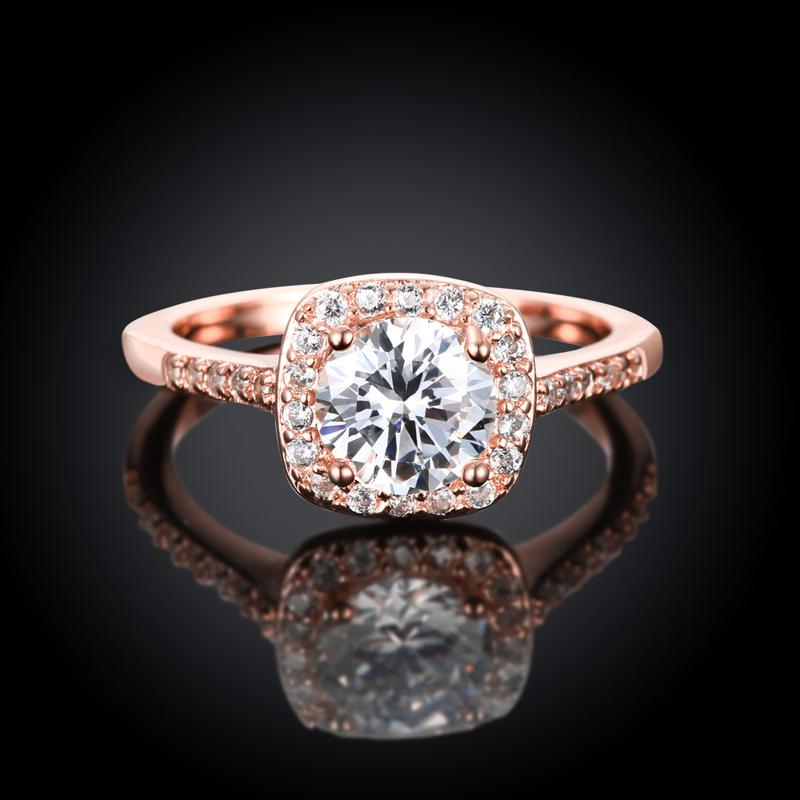 Fashion Rings For Women Wedding Engagement Jewelry Accessory Cubic Zircon Stone Promise Finger Ring Anillos Femme