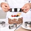 14 шт., нержавеющая сталь, форма для мусса, круглый инструмент для резки теста, формочки для печенья, круглые формочки для теста, форма для выпечки тортов