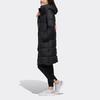 adidas Neo W Super Puffer Длинный свободный пуховик зимняя женская верхняя одежда черный EI4420