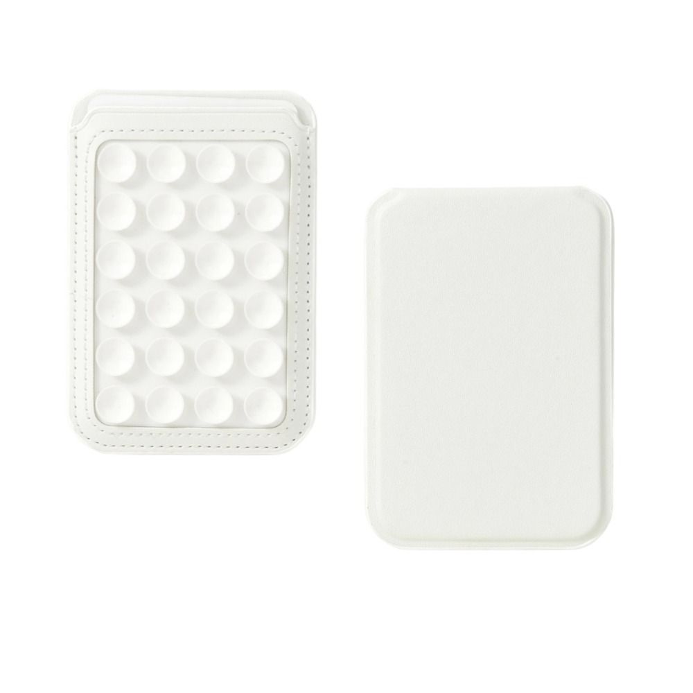 For Magsafe Magnetic Card Holder Strong Adsorption Leather Phone Stand Anti-theft Foldable for iPhone 17 16 15 14 13 ProMax