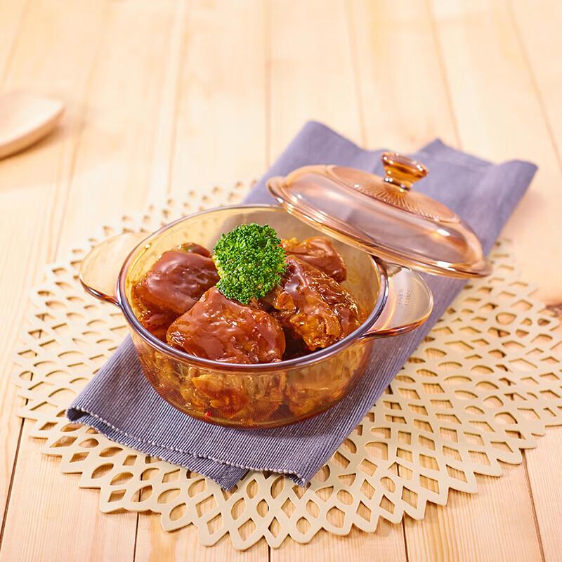 Corning Visions 1.25L Glass Soup Pot & 5-Piece Dinnerware Set