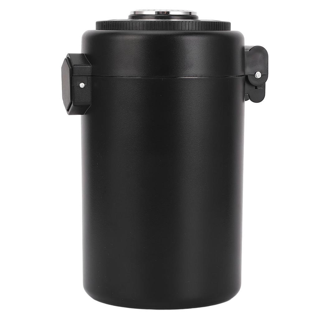 Герметичная банка для кофе Двойной слой Нержавеющая сталь 304 Контейнер для кофе с мерной ложкой для кофейных зерен, молотого кофе, чая