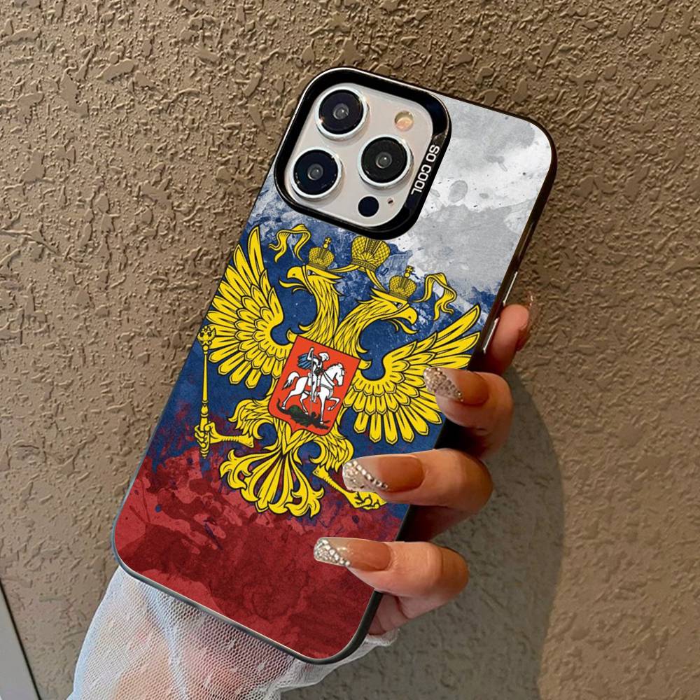 Flag Of Russia Color Phone Case For IPhone 17 16 15 14 13 12 11 Pro Max Plus Pro Shell