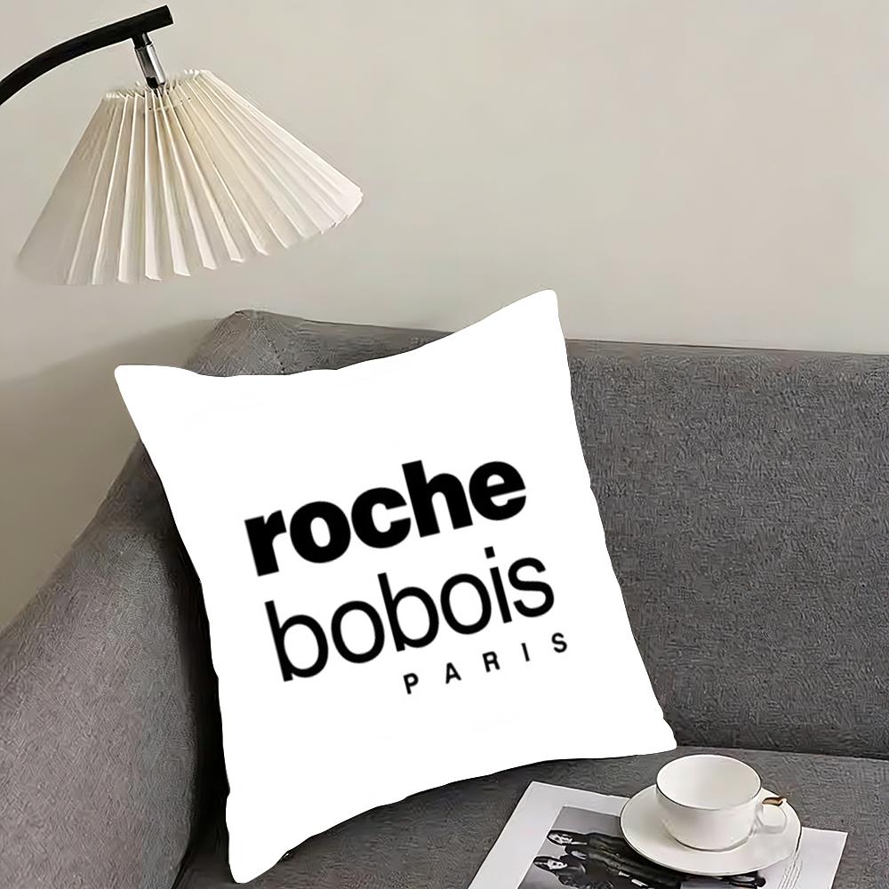 RRoche Fashion BBobois Cushion Cover Elegant Comfort Pillowcase Sofa Bed Doublesided Printed Invisible Zipper Home Decor