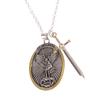 Catholic Patron Saint Pendant Michael St. Michael The Archangel Pendant Necklace