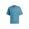 Originals Trefoil Solid Color Casual Round Neck Short Sleeve Tee Unisex Tops Light-Blue HC8592