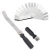 Stainless Steel Offset Valve Tappet Feeler Gauge Set Multi-purpose Measuring Tool Motorcycle Engine Valve Feeler Gauge