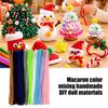 Parent Child Activity Supplies 100Pcs Pipe Cleaners for Handicrafts, Flexible Chenille Stems DIY Fluffy Craft Sticks Sculpting Art Projects,