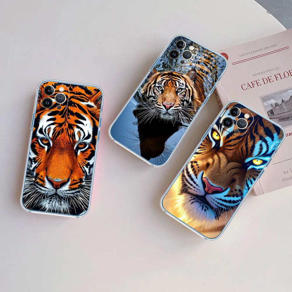 LO6 Чехол для телефона с животным тигром для Motorola Moto G10 G20 G30 G31 G32 G34 G35 G41 G42 G50 G51 G52 G55 G60 G60S G62 G71 G72 G75