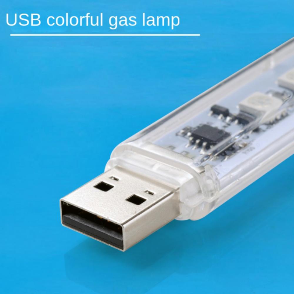 5 шт. Маленький USB-светильник, светодиодный ночник, лампа для чтения, квадратный, защита для глаз