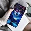 Cool Black Wolf Phone Case For iPhone 14 11 12 13 Mini Pro Max 8 7 6 6S Plus X SE 2020 XR XS Funda Case