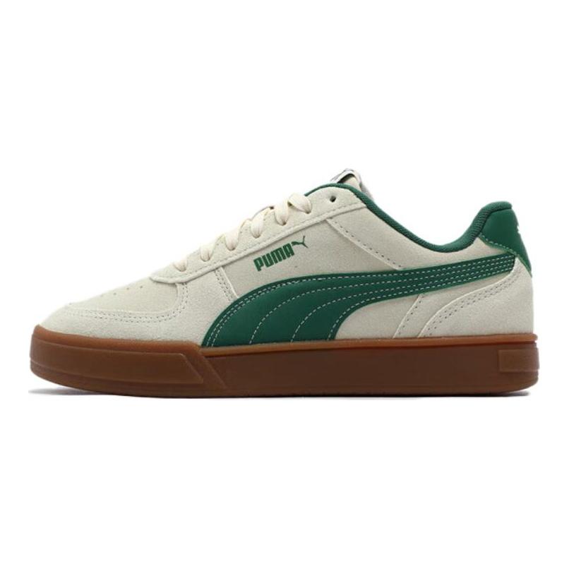 Puma Кеды Caven Унисекс Низкие для скейтбординга Бежево-зеленые 391939-07