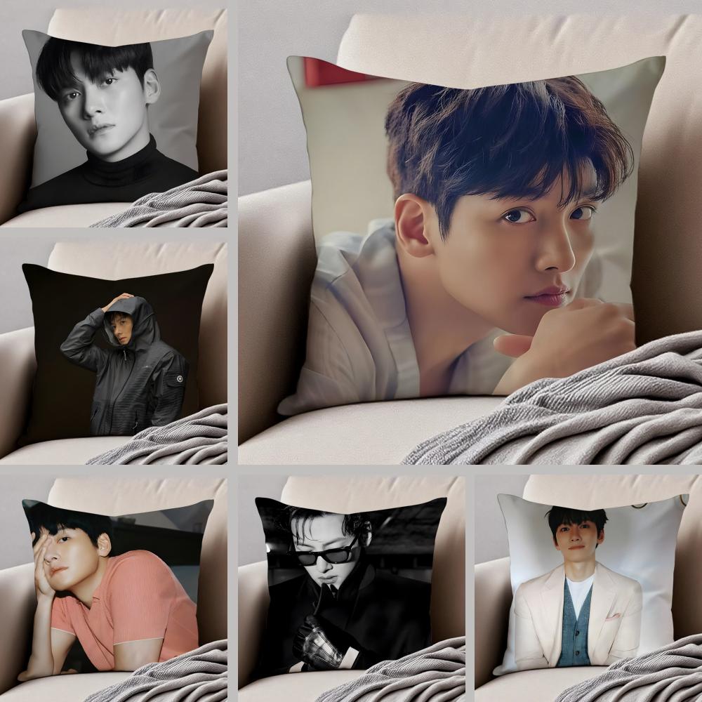 Чехол для подушки JJi Chang wook Чехол для декоративной подушки Скрытая пуговица Прочный полиэстер Подушка на стул