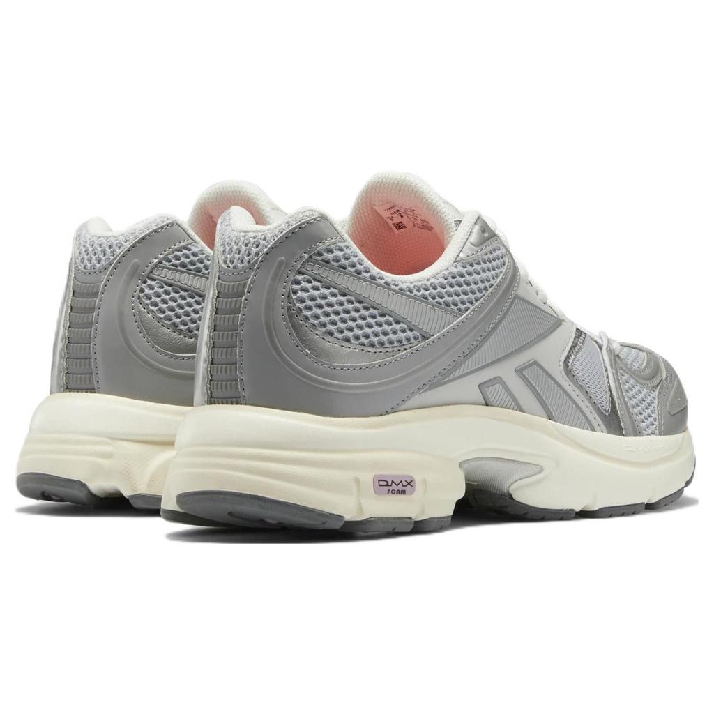 Reebok Premier Road Plus 6 Fashion Comfortable Versatile Fabric Synthetic Leather Low Top Casual Running Shoes Unisex Sneaker Silver Gray HP2470