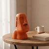 Подставка для салфеток Моаи, скульптурная статуэтка, шкатулка, глянцевая, для стола, гостиной, офиса, черная