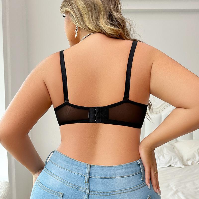 Европейский и американский женский бюстгальтер большого размера, бюстгальтер со сборками, нижнее белье пуш-ап, топ, сексуальное кружевное белье