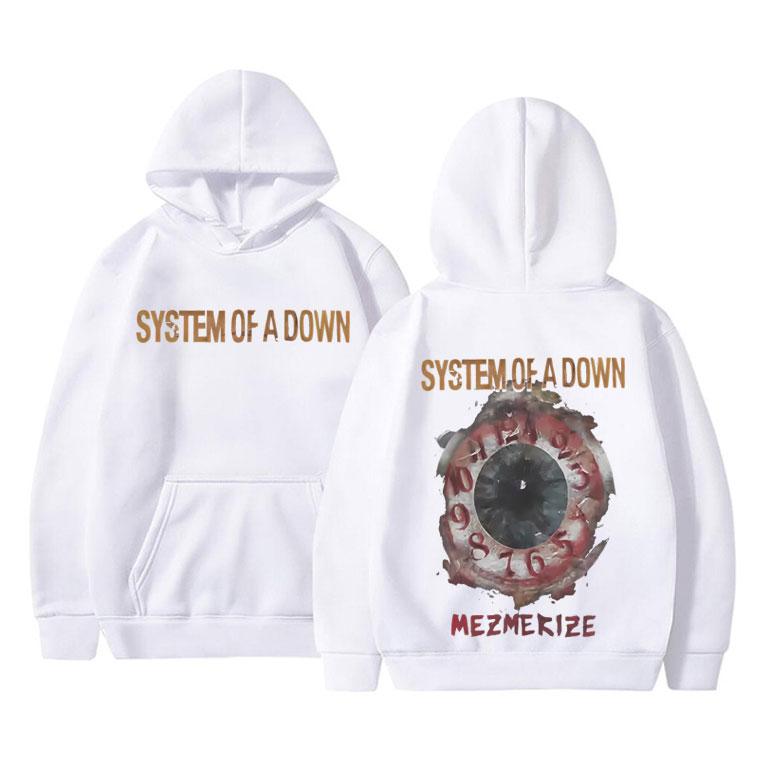 System of A Down Mezmerize Hoodie Men Women Clothing Gothic Rock Oversized Sweatshirt Men's Vintage Alternative Metal Streetwear