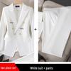 Zihong Women's White High-End Formal Suit Set - Goddess Style 8017