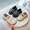 Girls' Small Leather Shoes 2025 Spring and Summer New Little Girl Fashion Princess Shoes Girl Baby Soft Sole Non-slip Children's Single Shoes