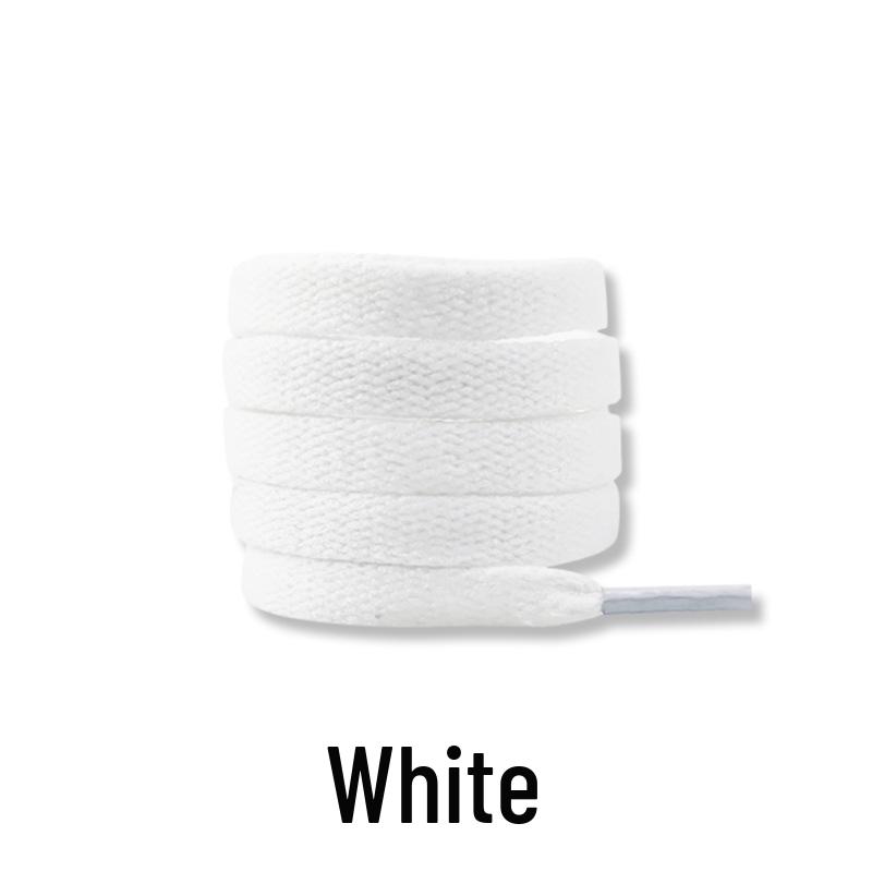 Оригинальные белые плоские шнурки AF1 - AJ1 Dunk Air Force One спортивные шнурки (Пара)