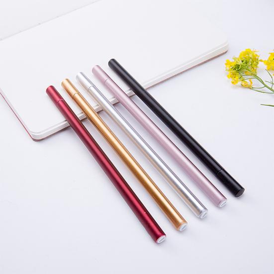 0.5mm Metallic Feel Student Writing Drawing Signing Ink Gel Pen Stationery Gift
