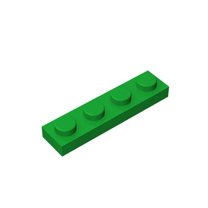 Нетоксичный Moc 10 шт. 3710 Пластина 1x4 Набор Строительных Блоков Высокотехнологичная Плата Световая Панель Кирпичики Частицы Идея Игрушки Детский День Рождения Подарки для Детей