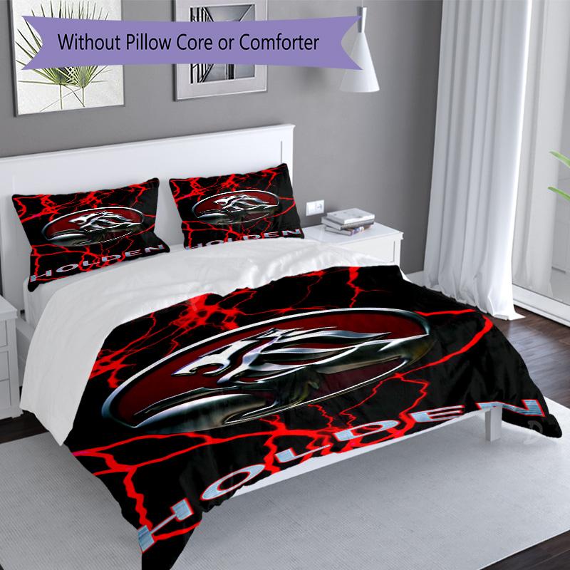 Electric Energy Holden Logo Bedding Set,Breathable Duvet Cover with Pillowcases,Soft Bed Linen for Bedroom Home Decoration,Perfect Festival Birth