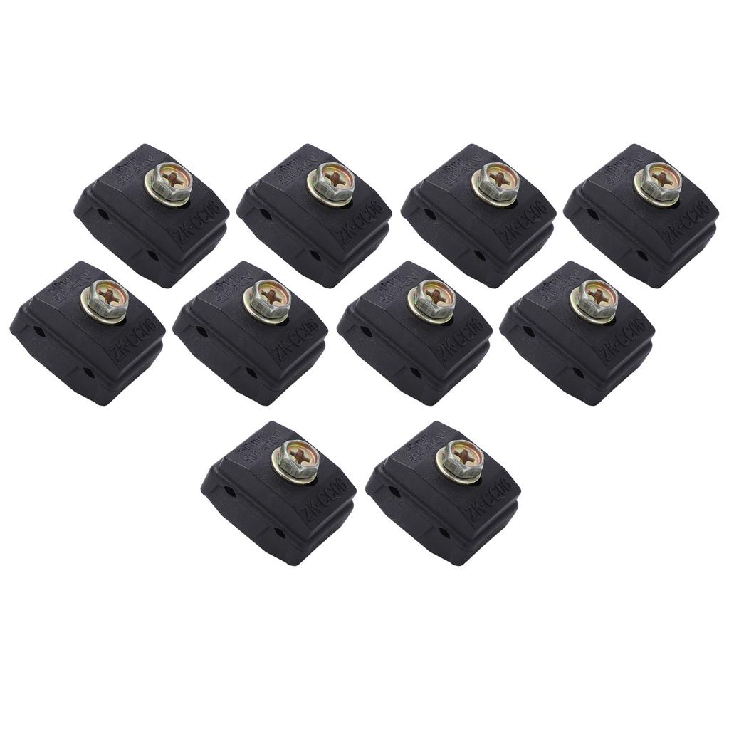 10 шт. разъем-разветвитель для проводов Break Free 50A 400V 1‑6mm² Высокомощный быстрый зажим для прокалывания изоляции
