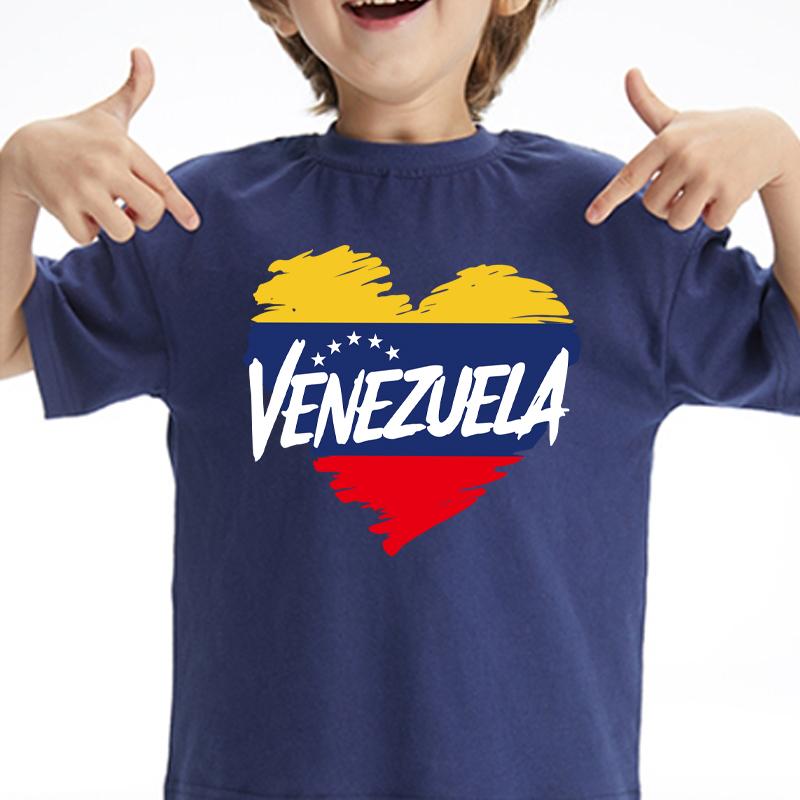 Heat Transfer Sticker Venezuela Heart Thermal Press Diy A-Level Washable Vinyl Hoodies Tops Clothing Stickers