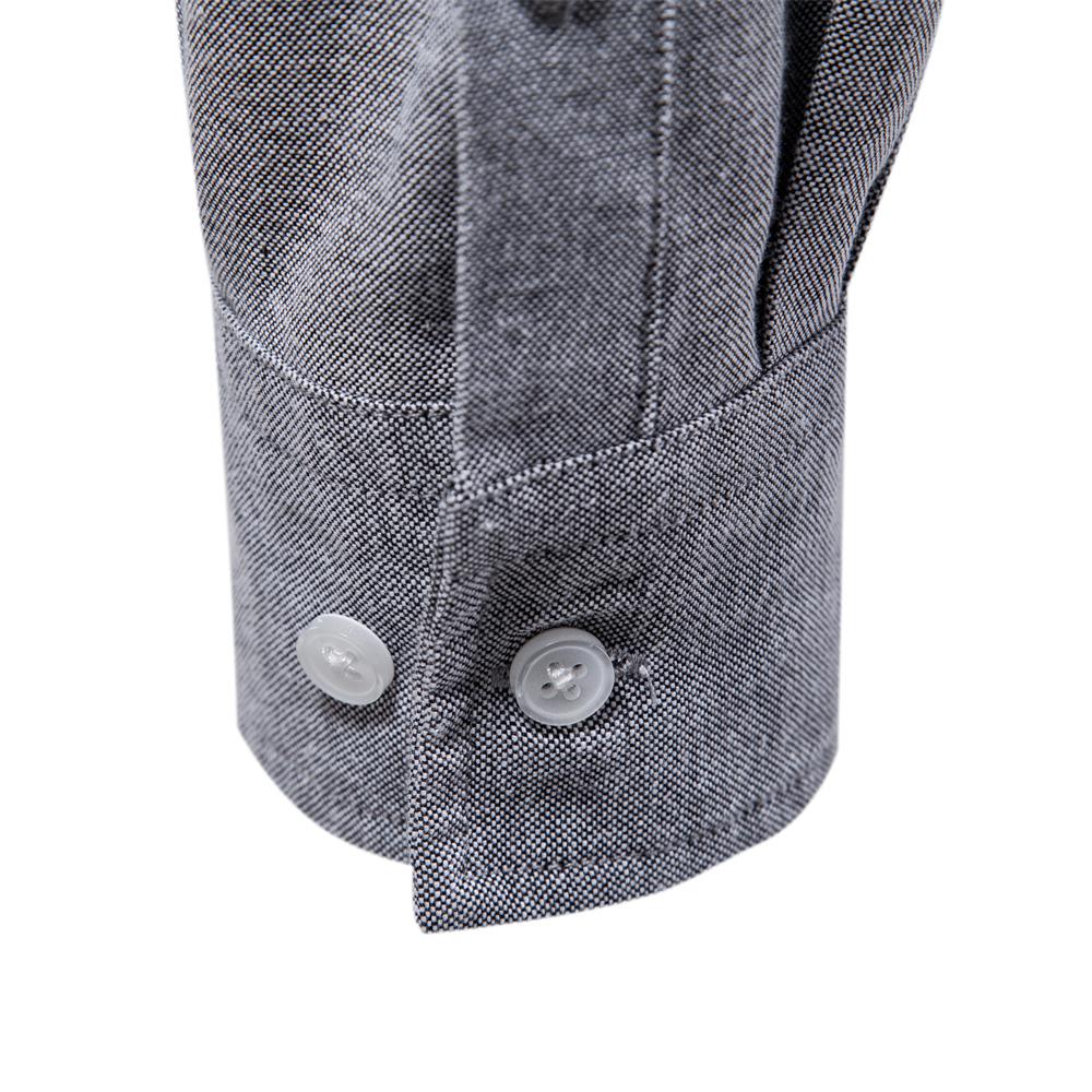 AIOPESON, новинка 2024 года, весенняя хлопковая мужская рубашка-оксфорд, рубашка с длинным рукавом на пуговицах, повседневные деловые рубашки для мужчин