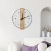 Декоративные часы Современные настенные фестивальные подарки Минималистичные дерево и стекло для