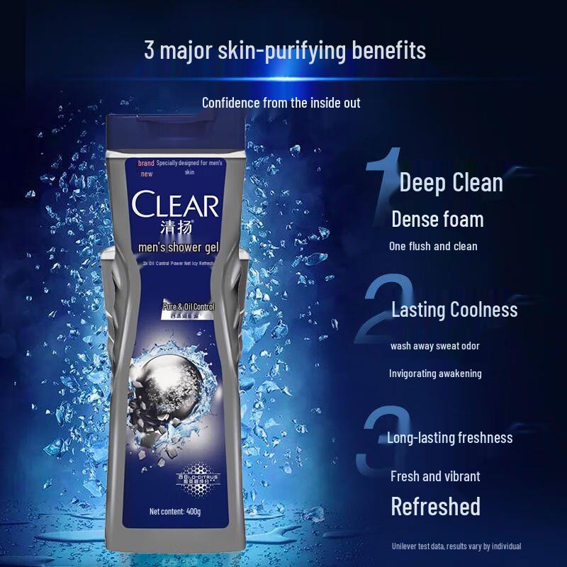 Clear Men Balancing Oil Control Shower Gel