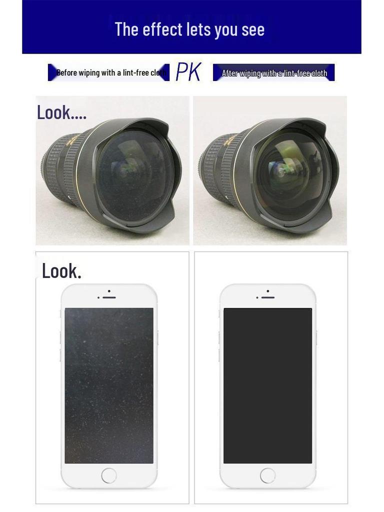 Антистатическая салфетка из микрофибры: Без пыли, без ворсинок, для защиты УФ-печатающей головки и ЖК-экрана