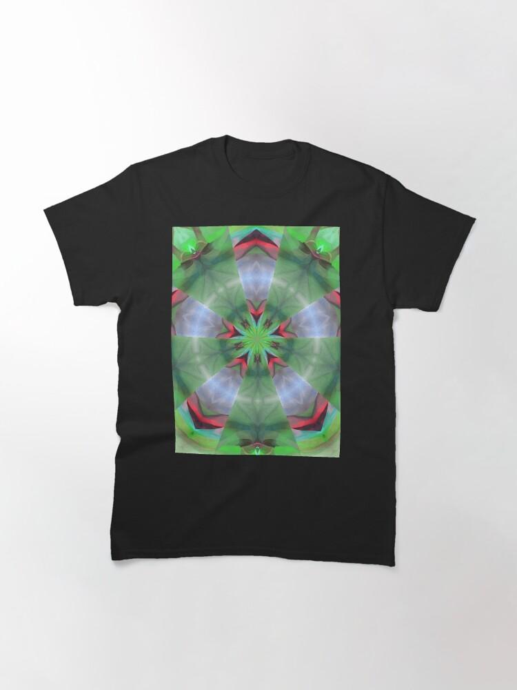 Pentangle Pastel Shades Multicolored Kaleidoscope Pentangle Pattern 5 Classic T-Shirt