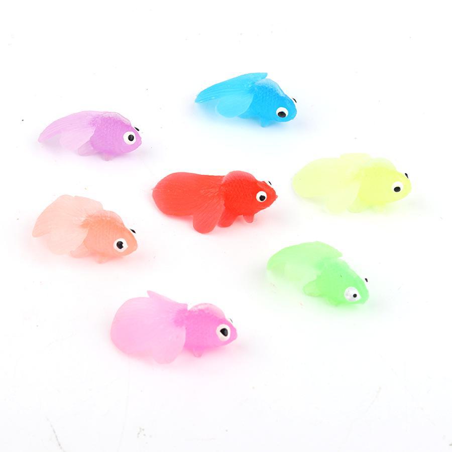 Мини красочная игрушка для рыбалки «Золотая рыбка» — небольшие декоративные украшения для детского трансграничного моделирования