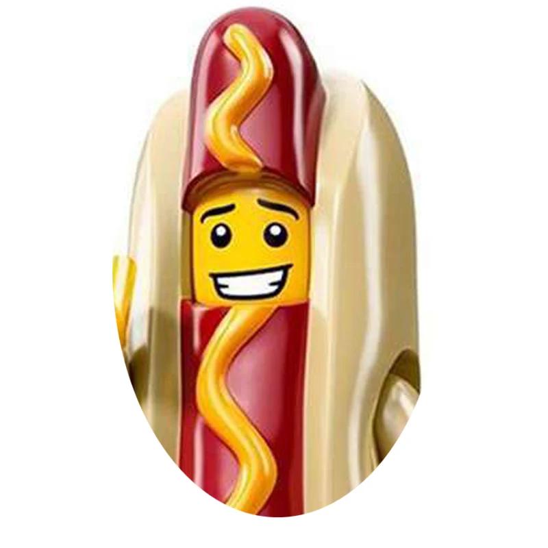 PG8141 Аниме Мультяшная Кукла Конструктор Каваи Банановый Человек Акула Развивающие Игрушки Детский Домашний Подарок Конструктор Приключение