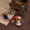 Vintage Women Men Fashion Enamel Tree Basket Flower Brooch Pin Elegant Lady Retro Exquisite Drop Oil Badges Accessories Gift