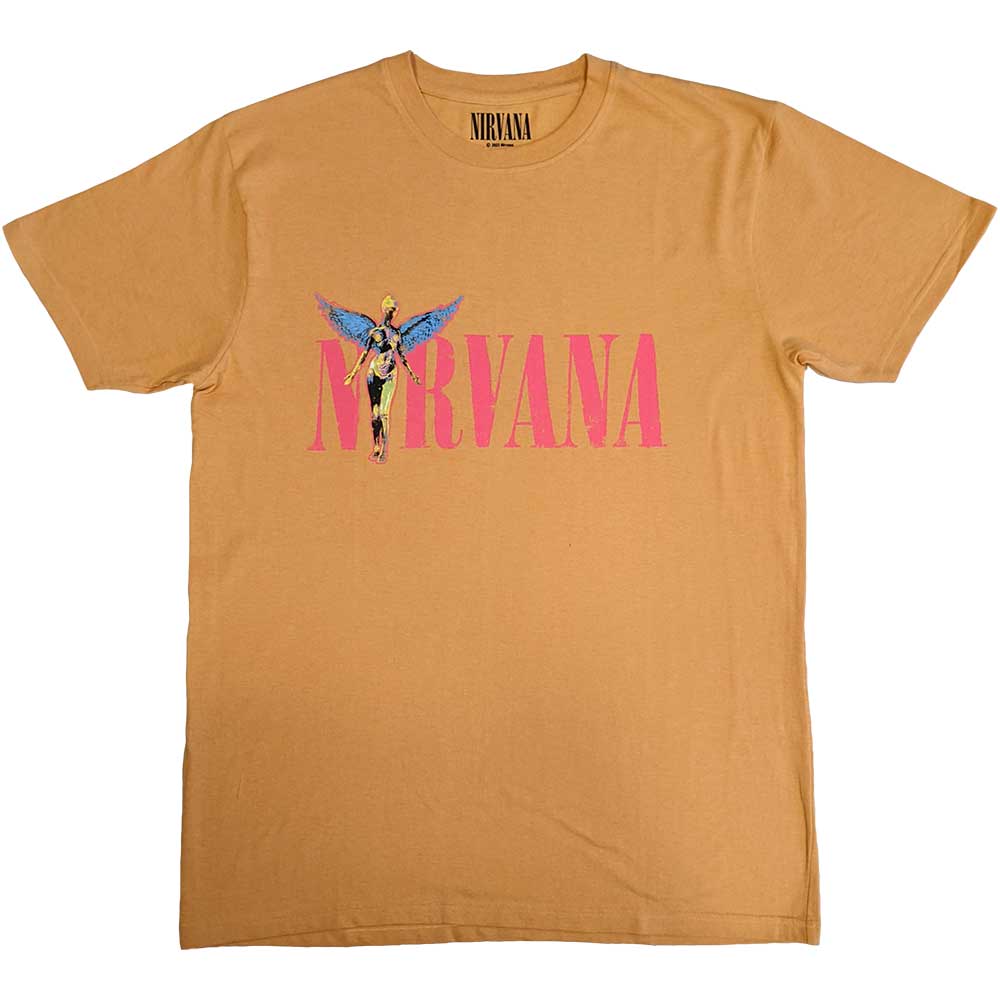 Nirvana Футболка унисекс для взрослых In Utero Angel Back Print