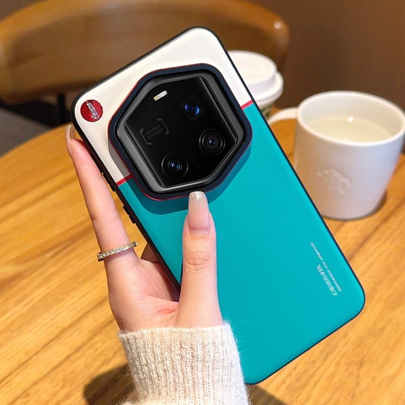 Чехол-защита для объектива из кожи с двойным пигментом, приподнятый, для Honor Magic7 RSR Porsche Design Magic 7 Pro 6 Pro