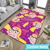 Custom NameFriendship Laughter Arnold Carpet, Indoor Rug, Chair Rug, Living Rooms, Doormat Made From Polyester Home Decor Birthday Christmas Gifts