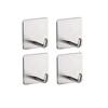 1pc Stainless Steel Wall Hook Wall Mounted Towel Rack Multipurpose Hanger For Towel Clothes Coat Key Bathroom Accessories