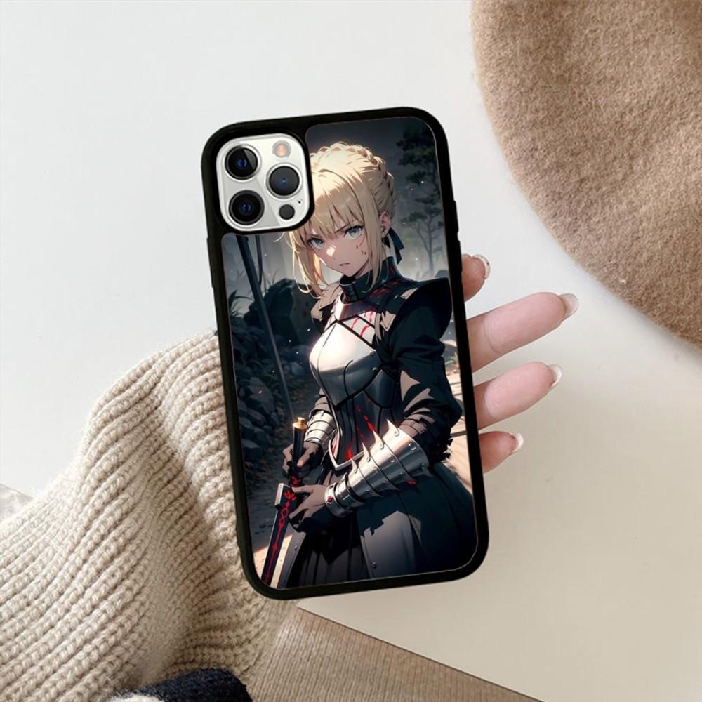 Чехол для телефона Anime fate zero из силикона PC+TPU для iPhone 14 11 12 13 Pro Max 8 7 6 Plus X XR Hard Fundas